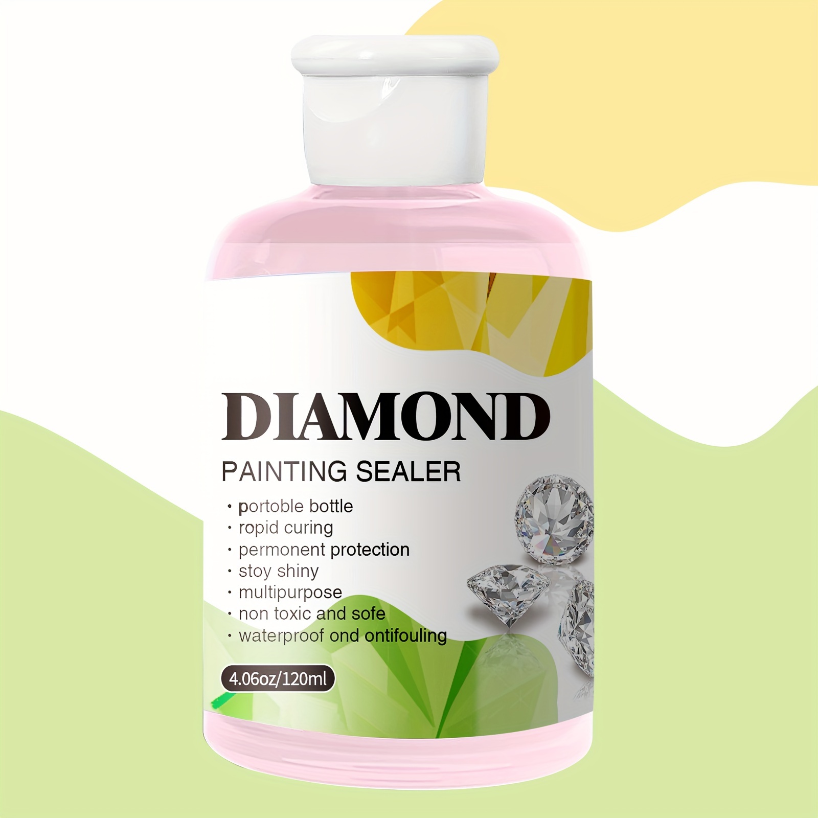 Diamond Painting Sealer With 3 Brushes Diy Diamond Art - Temu