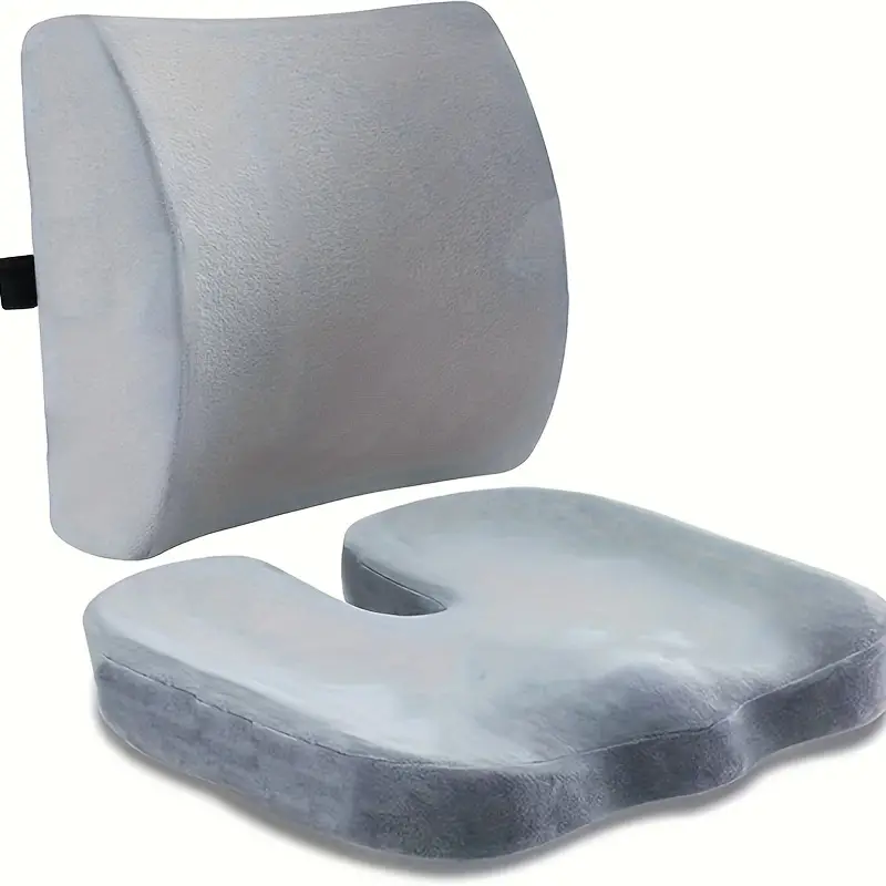 Seat Cushion,Office Chair Cushion,Car Seat Cushion,Lumbar Support Pillow  For Office Chair,Back Support Memory Foam Pillow Coccyx Cushion For Tailbone