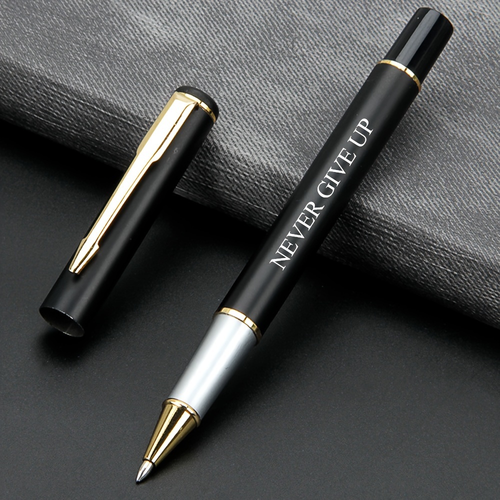 Black Ballpoint Pens (with Stylus Tip) Engraved - Temu