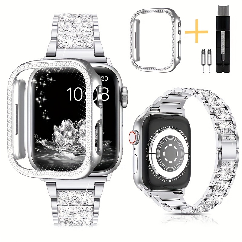 Verre + coque + bracelet pour Apple Watch, pour Apple Watch ultra, 49mm  44mm 40mm 45mm 41mm 38mm 42mm, bracelet en Silicone, iWatch série 4 5 6 se  7 8 - AliExpress