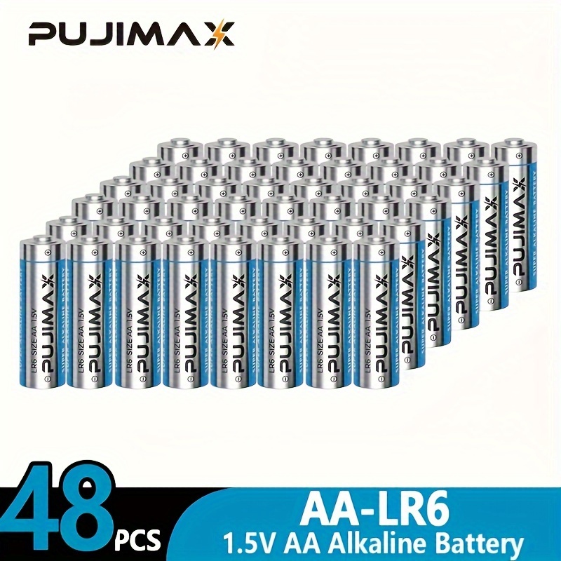 Piles AA - Lot de 20 Piles | 100% PEAKPOWER | Batteries Alcalines AA LR6  1,5v - Longue durée