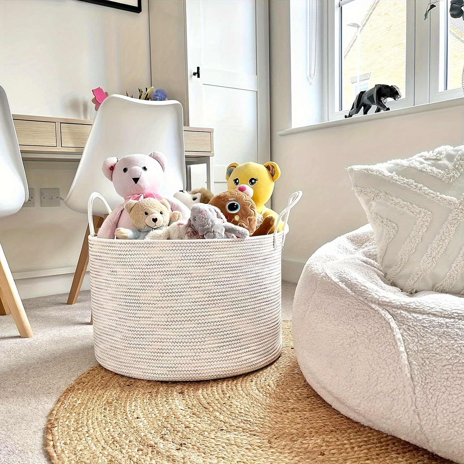 Large Woven Baskets Storage, Large Storage Baskets Toys