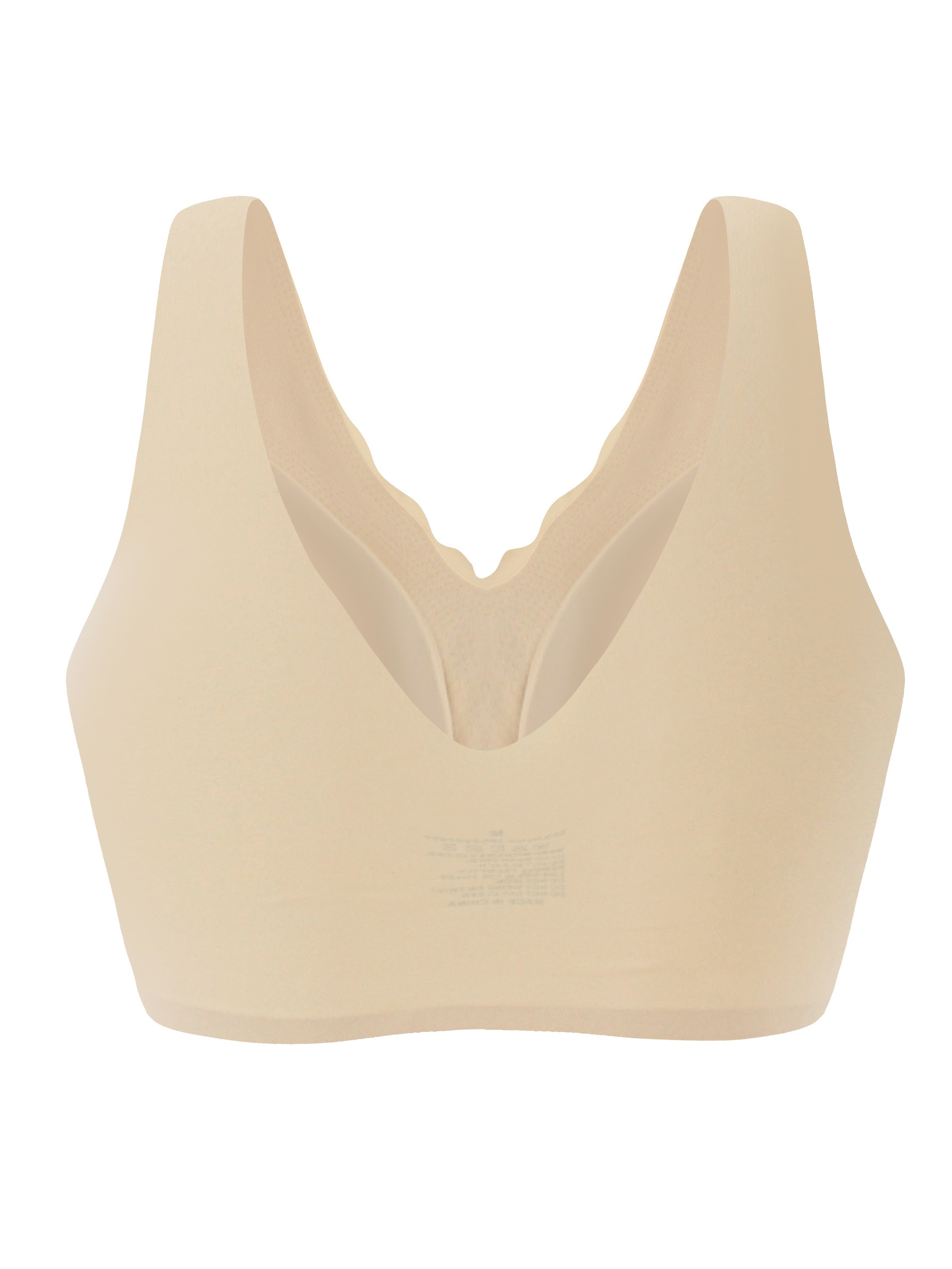 Smiling Print Wireless Bra Comfy Breathable Full Coverage - Temu