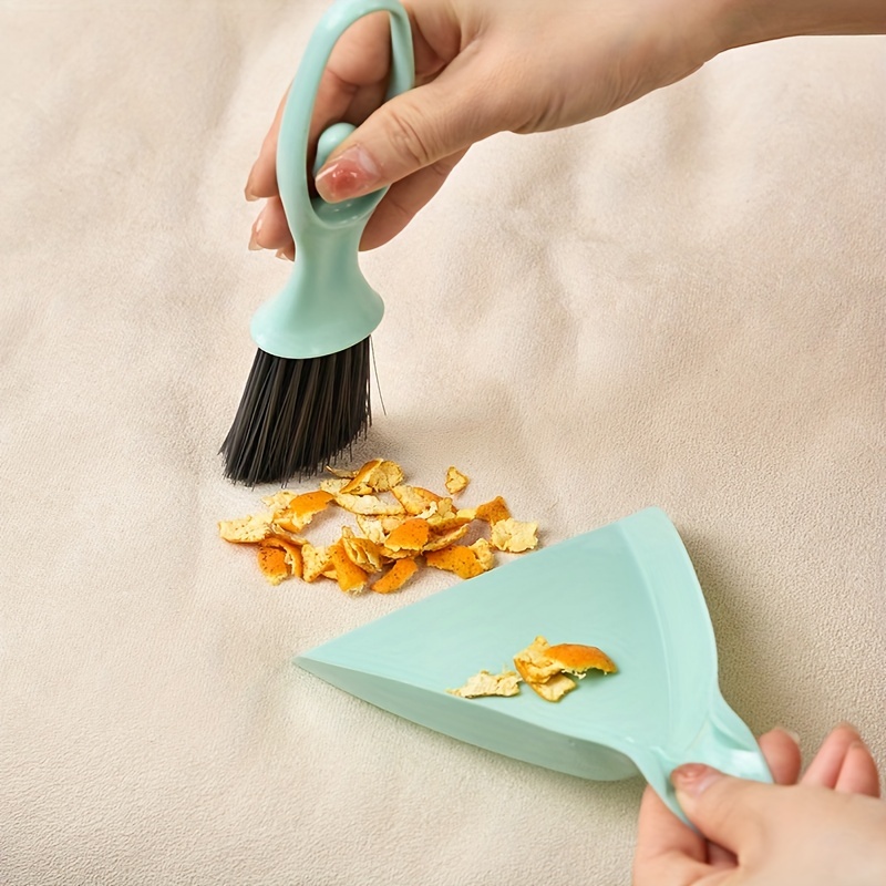 Mini Dustpan And Brush Set Portable Table Top Cleaning Brush - Temu