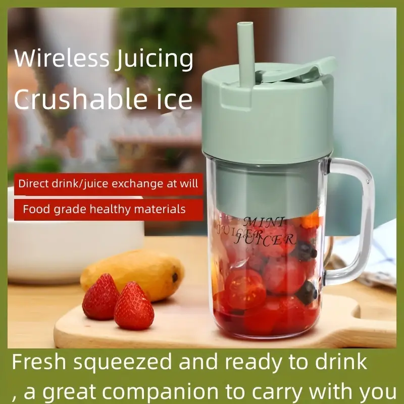 Portable Usb Charging Juicer Cup - Perfect For Home & Outdoor Traveling! -  Temu Croatia
