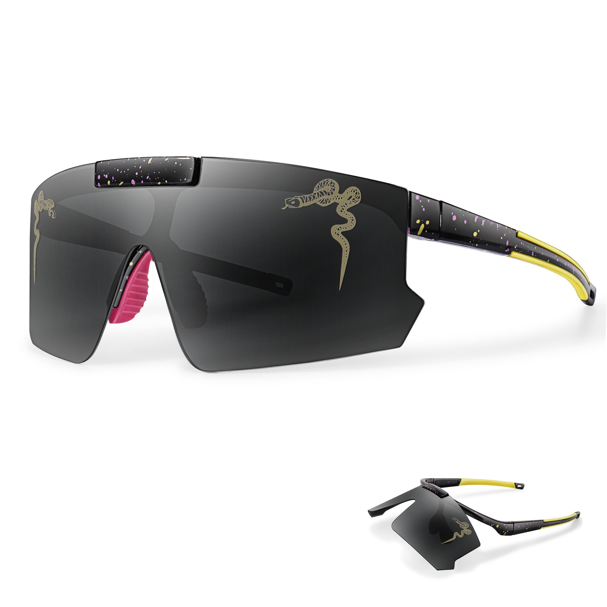 Pit Viper Sunglasses Fashionable UV400 Sports Eyewear for Men 