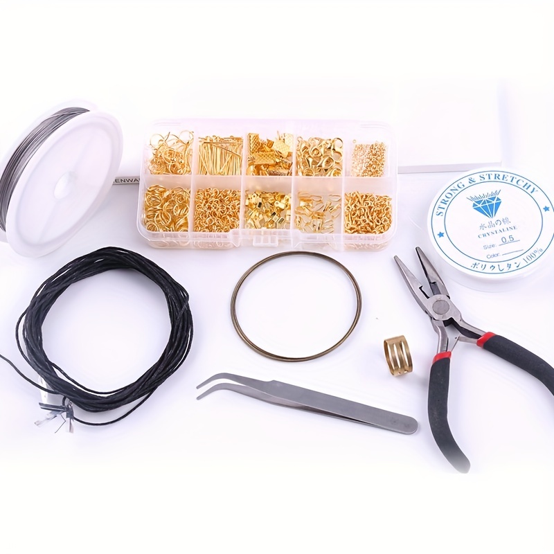 Jewelry Findings Set Jewelry Making Kit Jewelry Findings - Temu