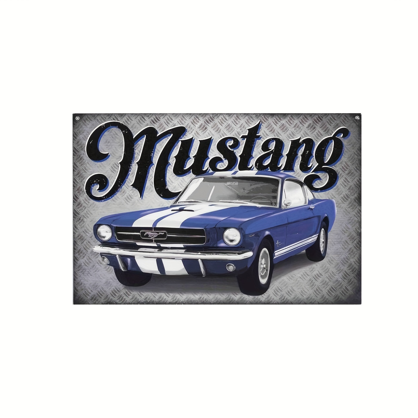 Open Road Brands Ford Blue Mustang Metal Sign Vintage - Temu Canada