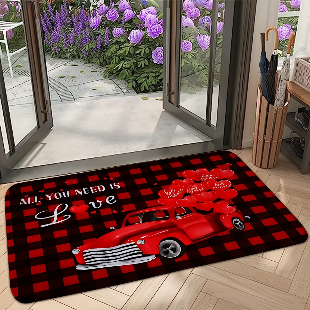  Color G - Tapetes para puertas interiores, alfombra para  entradas de 20 x 32 pulgadas, alfombras para el interior de la casa,  alfombra antideslizante y absorbente para puertas principales, alfombra para