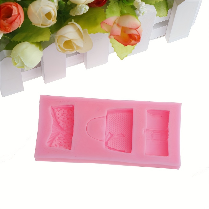  3D Handbag Silicone Mold Fondant Cake Decorating Tools