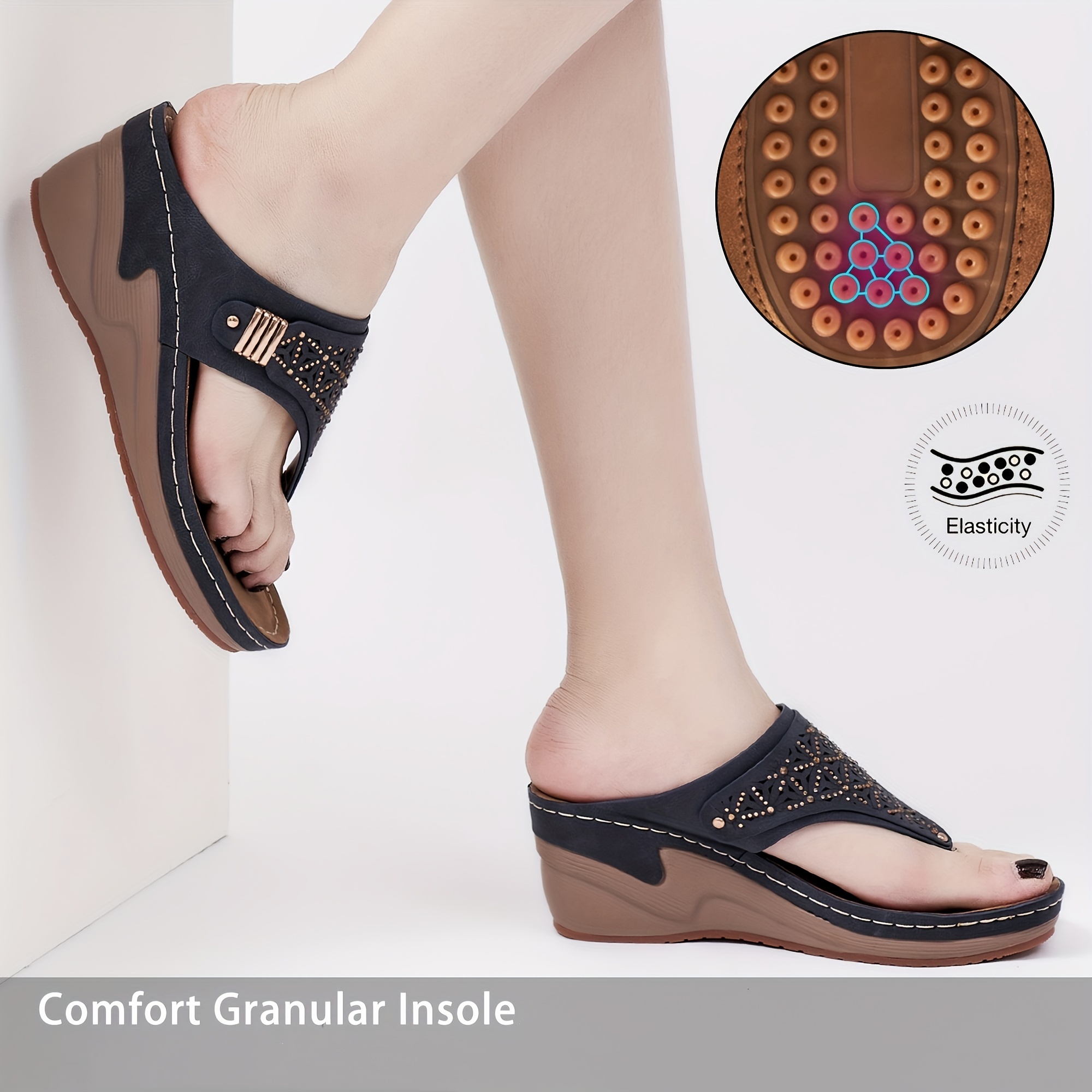 Comfortable Heels & Wedges with Arch Support