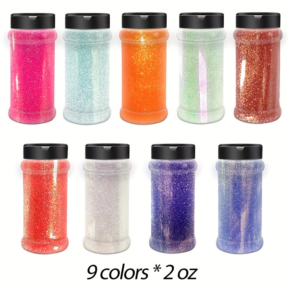 Aslanka 200g Ultra Fine Glitter for Resin,10 Colors Extra Fine Glitter for  Crafts, Crafts Glitter Set for Epoxy Resin, Nails, Slime, Tumblers