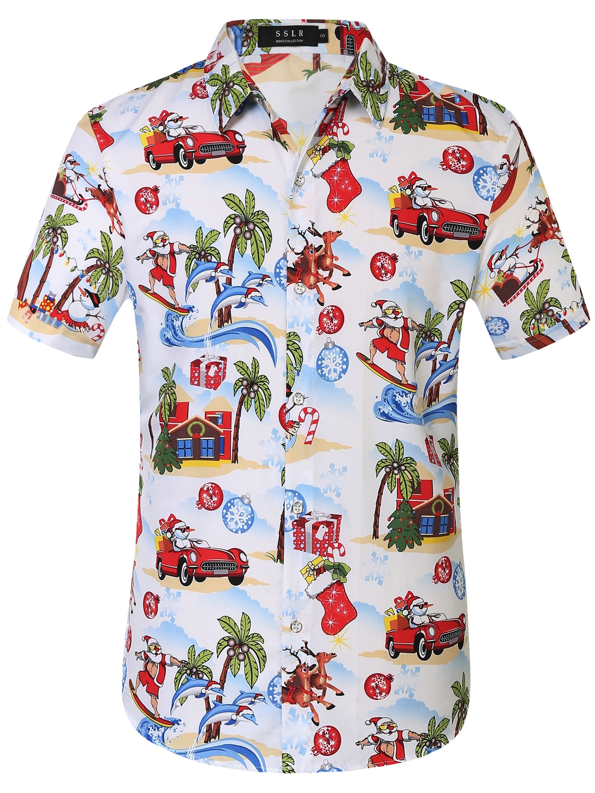 Men's Vacation Party Short Sleeve Hawaiian Shirts, Beach Floral Print  Casual Button Down Shirts For Men - Temu