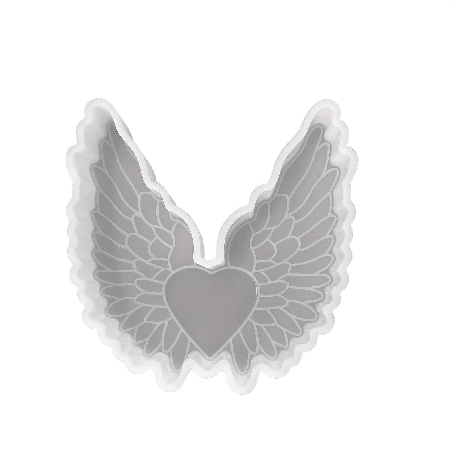 Wing Heart Resin Pendant Silicone Molds For Wall Hanging - Temu