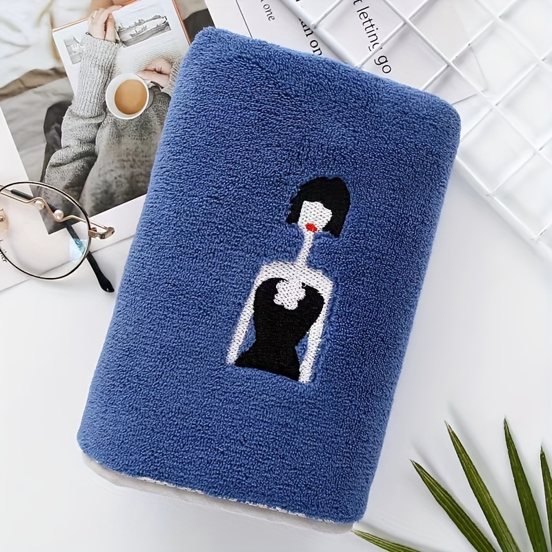 Cartoon Cute Embroidered Hand Towel, Household Cotton Hand Towel, Soft  Skin-friendly Face Towel, Absorbent Towel For Home Bathroom, Bathroom  Supplies - Temu