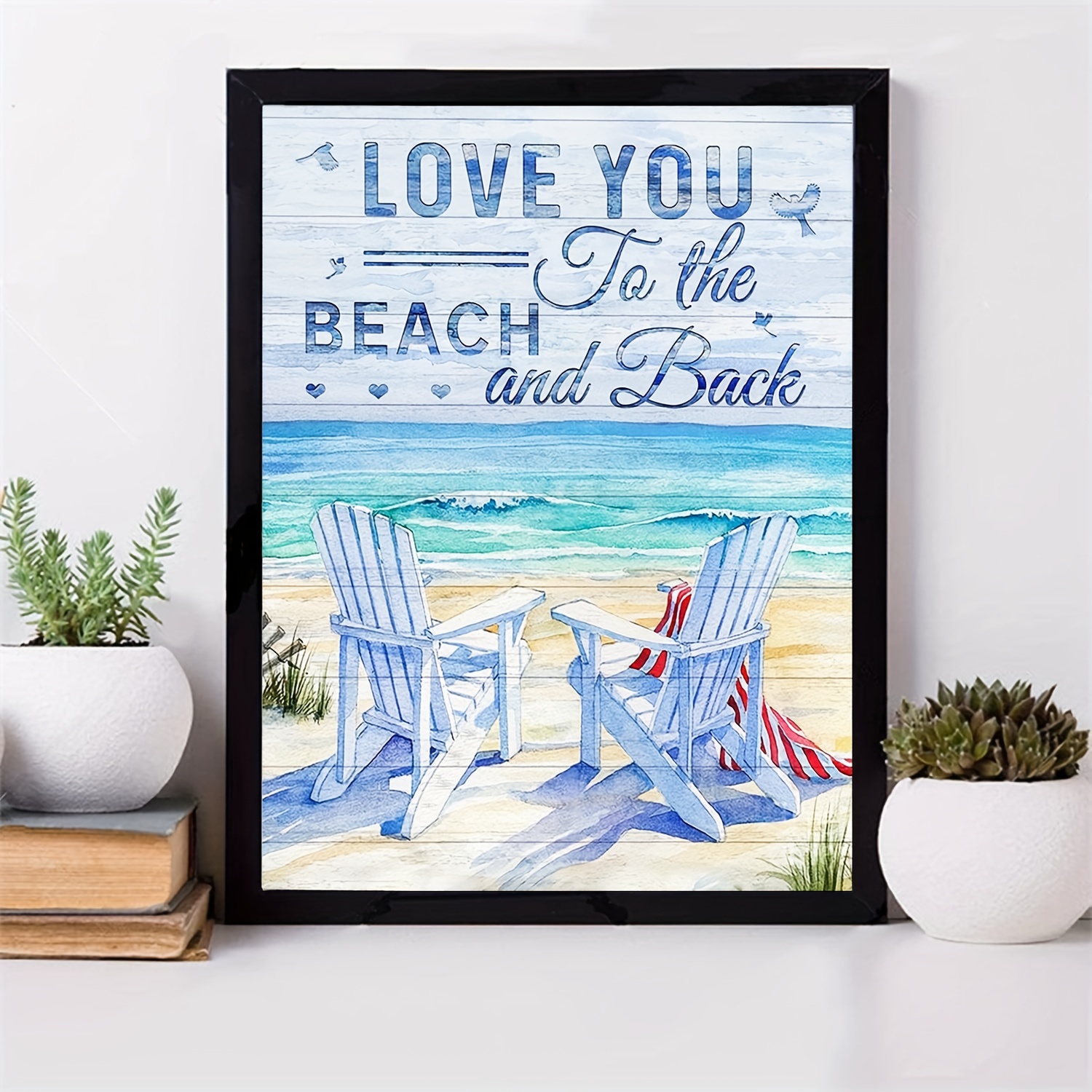 4 Pack Diamond Painting Kits for Adults Beginners,DIY 5D Beach Landscape  Diamond Art Kits,Round Full Drill Seaside Sunset Scenery Gem Art Kit,Home