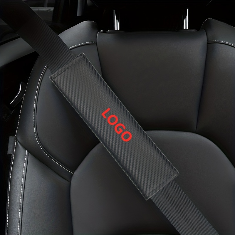  2 almohadillas para cinturón de seguridad para coche, fundas  para cinturón de seguridad, correa de cinturón de seguridad para adultos y  niños (negro) : Automotriz
