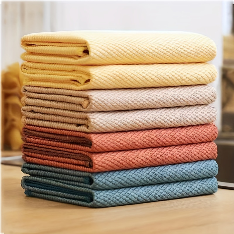 Microfiber Cleaning Cloth Rags For Cleaning Reusable And - Temu