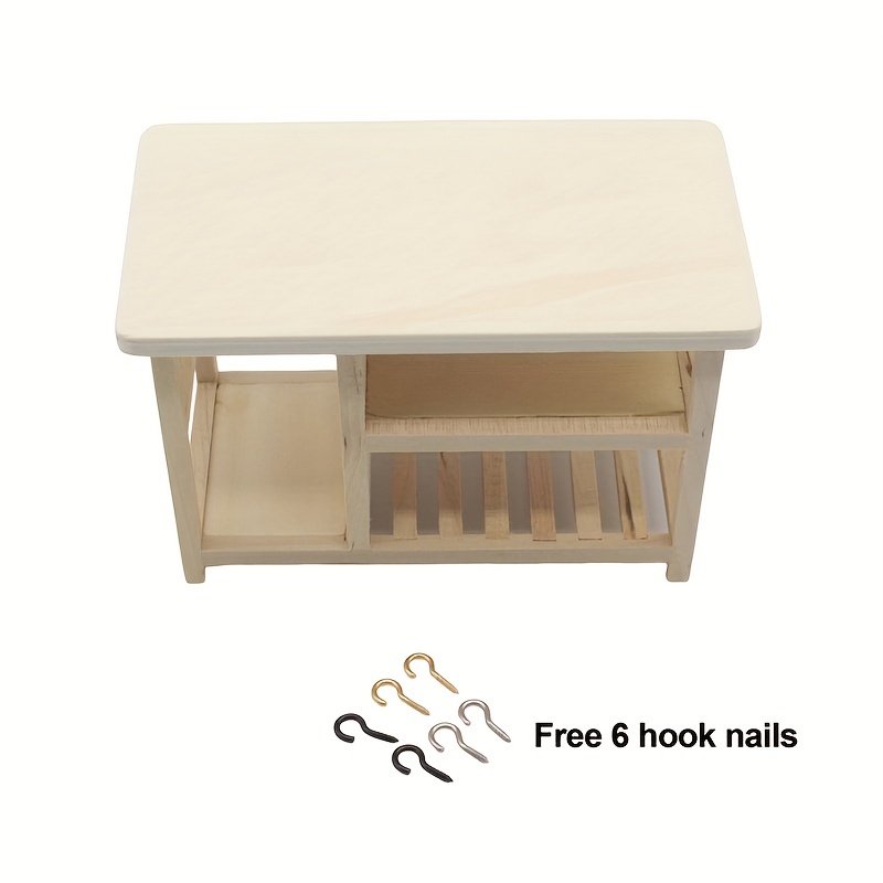 Miniature Kitchen Island Table Scale 1:6