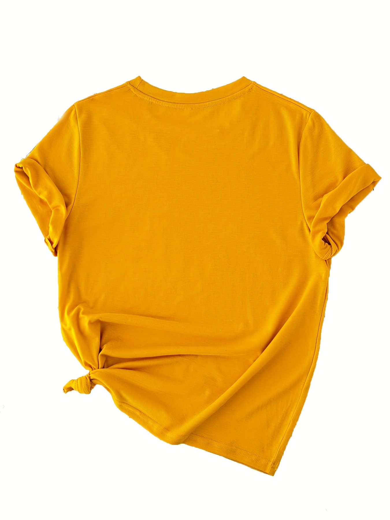 Scyoekwg Womens T Shirts Casual Short Sleeve Comfy Casual Tie Dye Printed  Short Sleeve Shirts Tops Fall Tops Loose Fitting Graphic Tee Trendy  Crewneck Fall Shirt Tops Yellow M 
