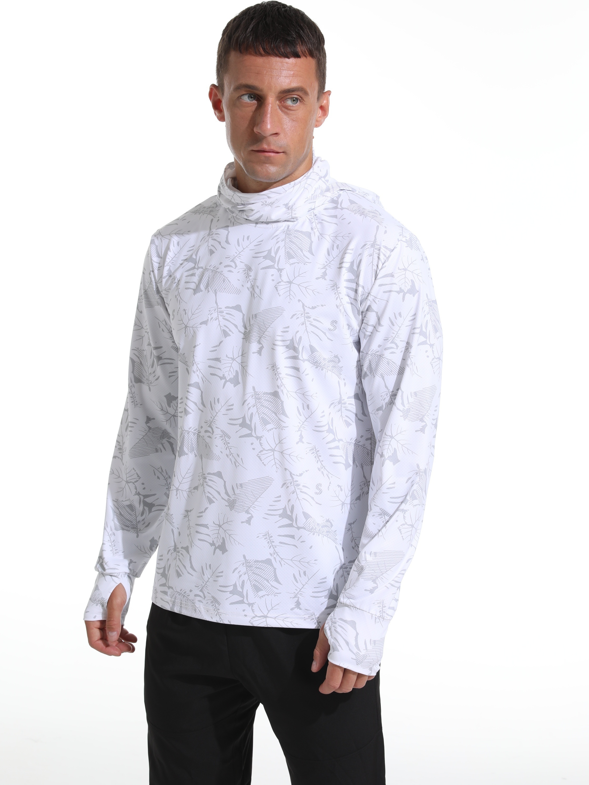 Men's Upf 50+ Sun Protection Stand Collar Jacket Waterproof - Temu