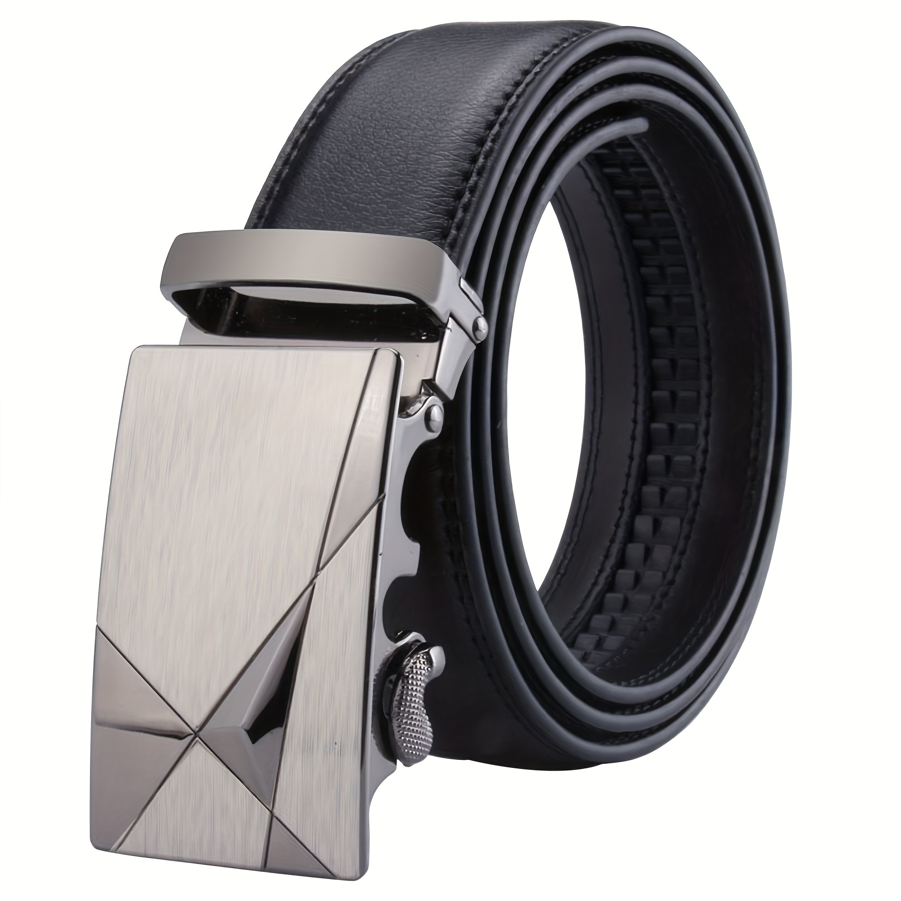 1pc Men's Belt Buckle Alloy Automatic Belt Buckle for Business Men,Black,$5.99,Temu