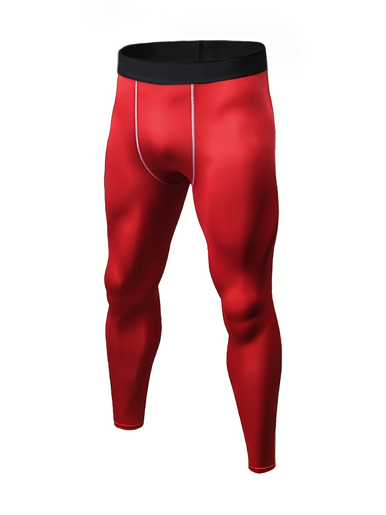 Buy DECISIVE Fitness Compression Tight Pants Base Layer Gym Leggings with  Vest for Men - Combo Set (Small, RED-Black) at