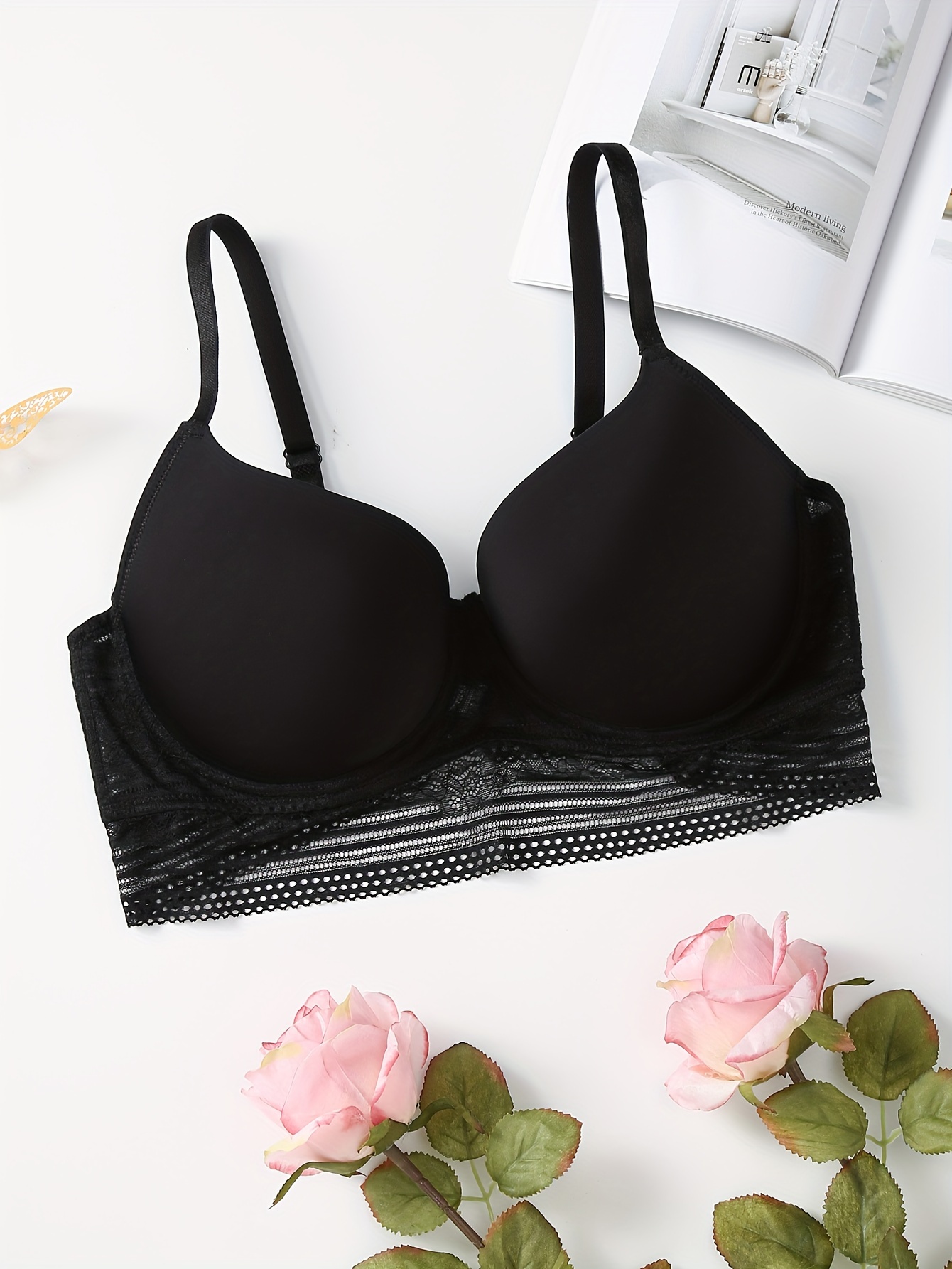Plusgalpret Sexy Lace Bra Liners For Women Plus Size 85 110, Large Cup, D D  E, Full Cup Bra Linerssiere, Unlined BW 211110 From Dou04, $5.49