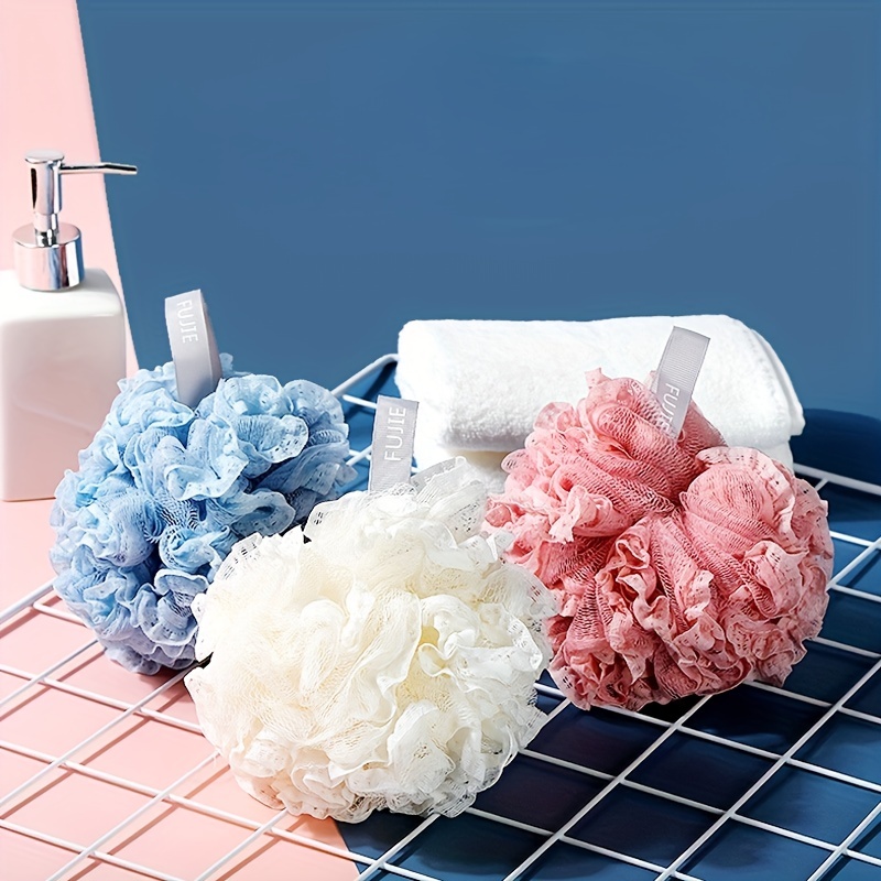 Bola Baño Buffer Ducha Puff Wash Scrubbers Cepillo Limpieza - Temu