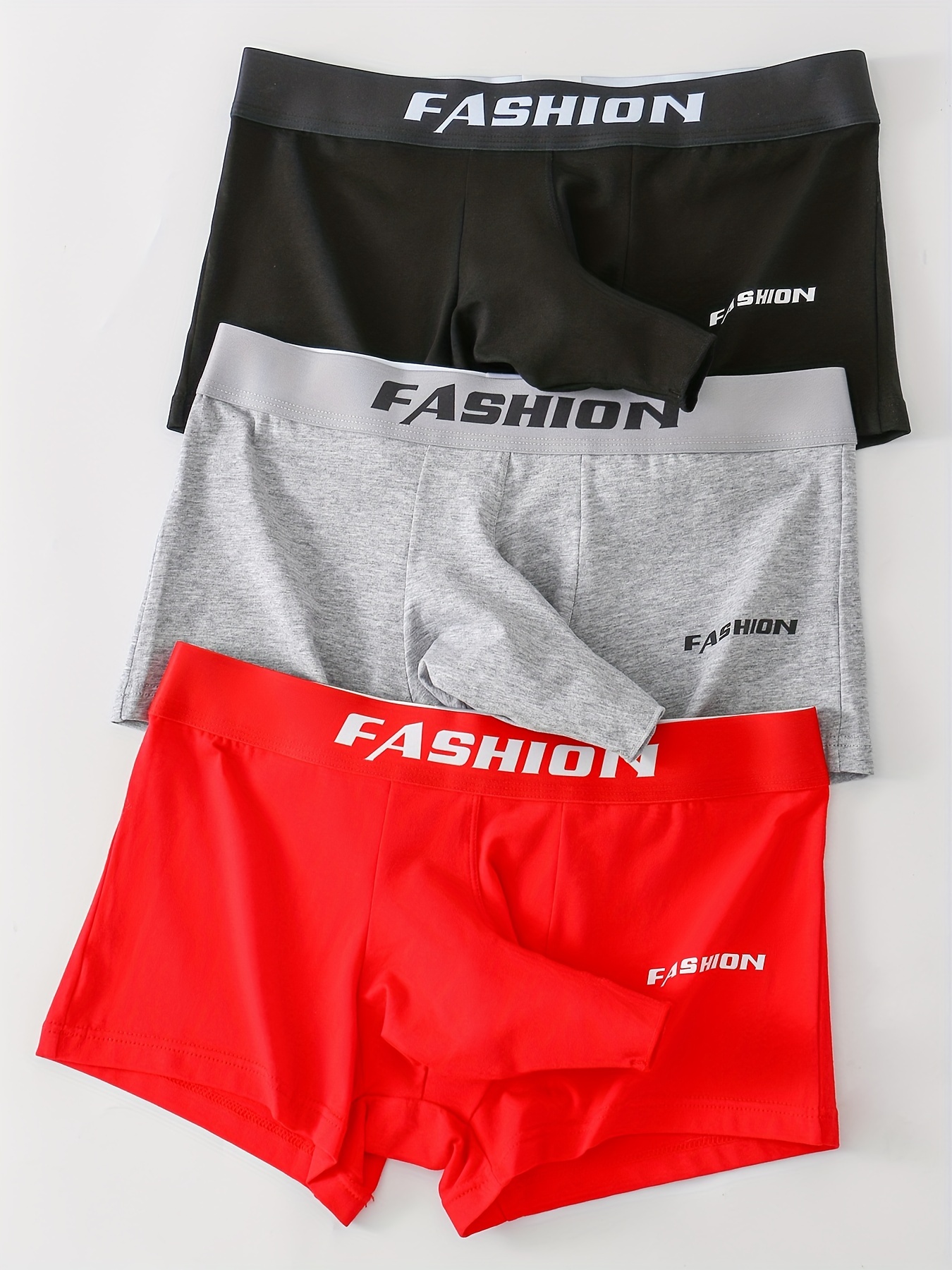 Men's Cotton Panty Stretch Sports Boxer Briefs Red Sexy Underpants Pants  Underwear - China Underwear and Man Underwear price