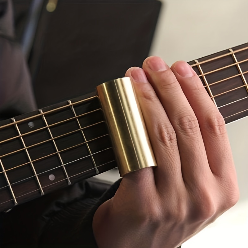 Portable Stainless Steel Guitar Slide For Acoustic And - Temu