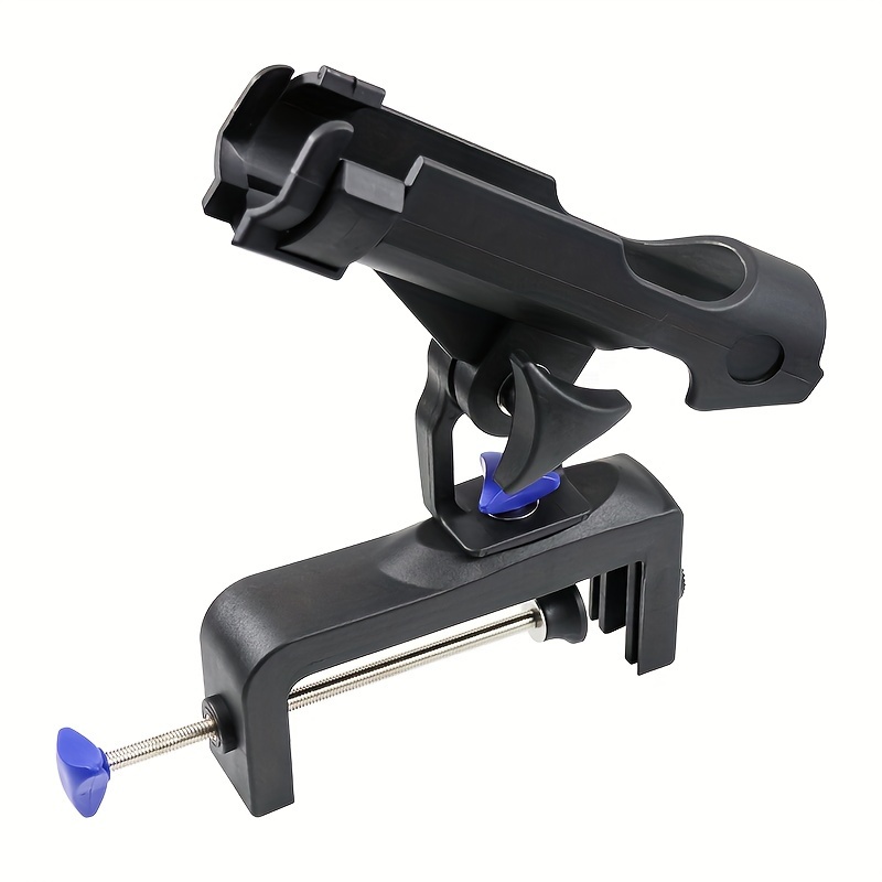1pc 360 Adjustable Fishing Rod Holder With Large Clamp - Temu