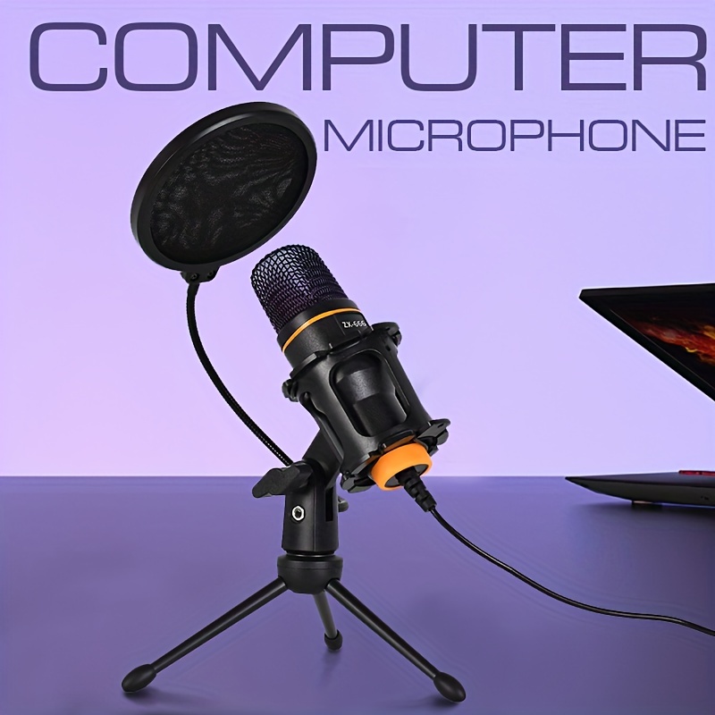 Microphone professionnel à condensateur USB rvb, pour