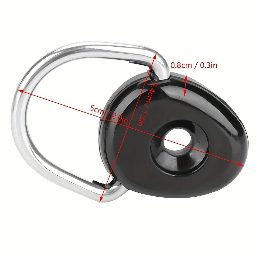 6 Pcs Canoe Kayak D Ring Fitting Outfitting Fishing Rigging Bungee