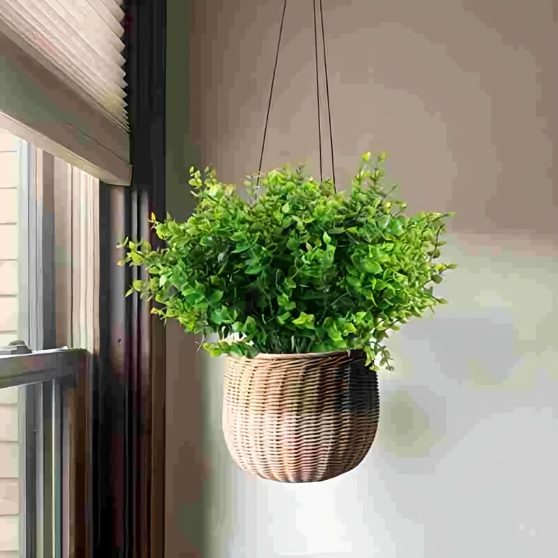 4pcs realistic artificial boxwood plants perfect for indoor and outdoor decor lifelike green leaves for home office and garden