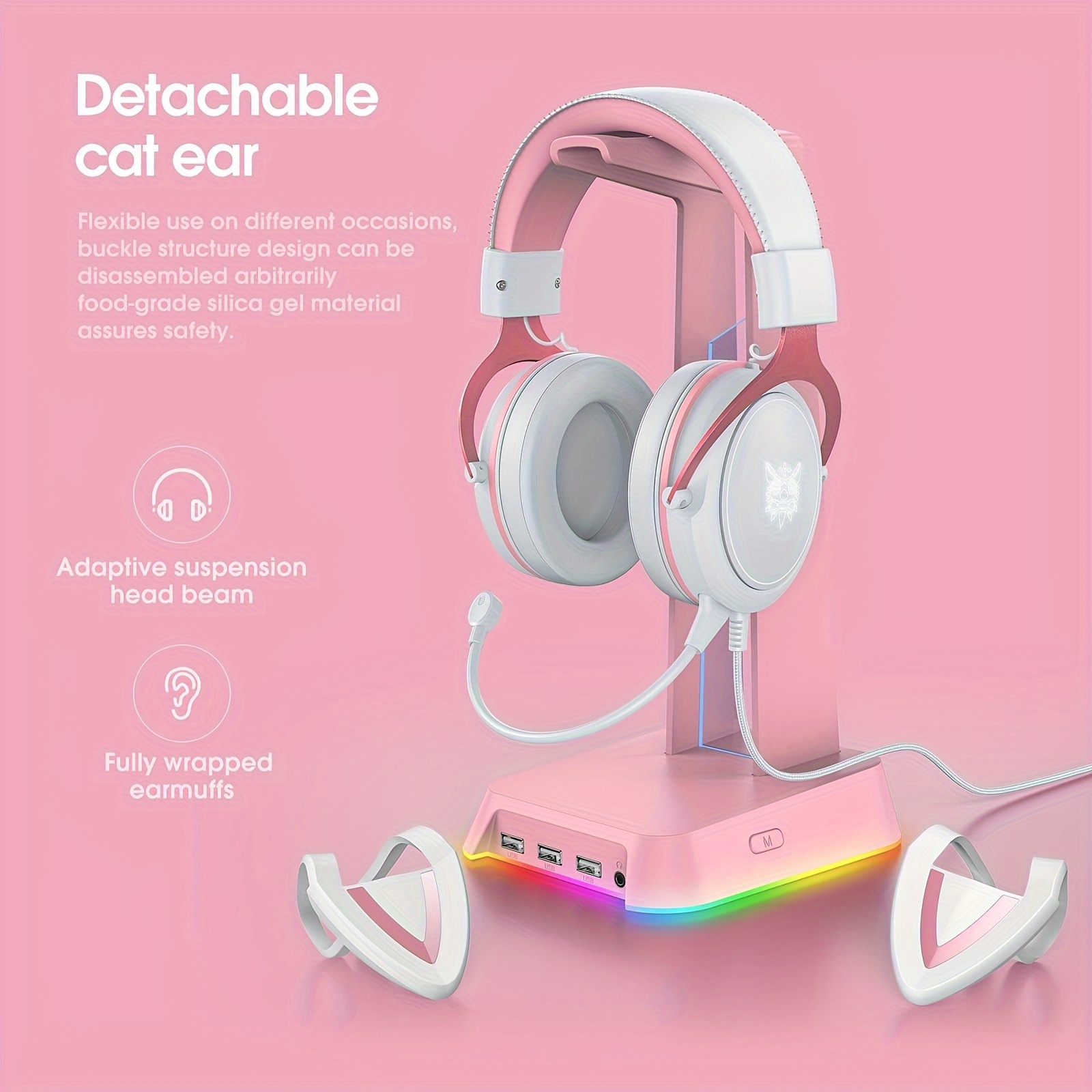 Gaming headset online cat ears