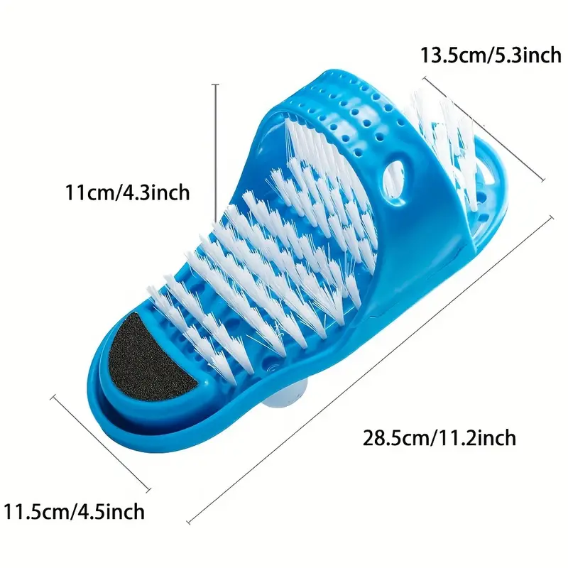 1pc foot washing brush foot scrub foot scrub massager cleaner dead skin remover for shower floor with suction cup 3