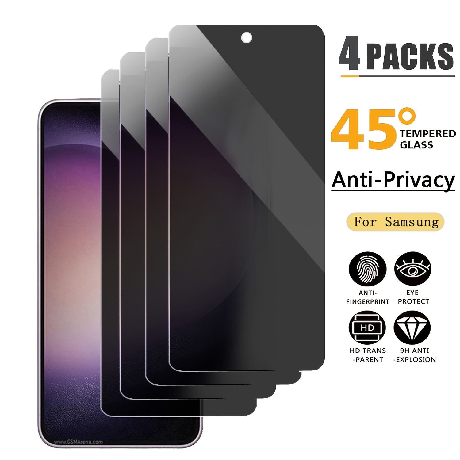 OnlyCase Store Verre Trempé pour Samsung Galaxy A32 5G, Anti-Espion  Anti-Spy Privacy Film Protection Vitre 3D Couverture 9H Ultra Résistant  Écran