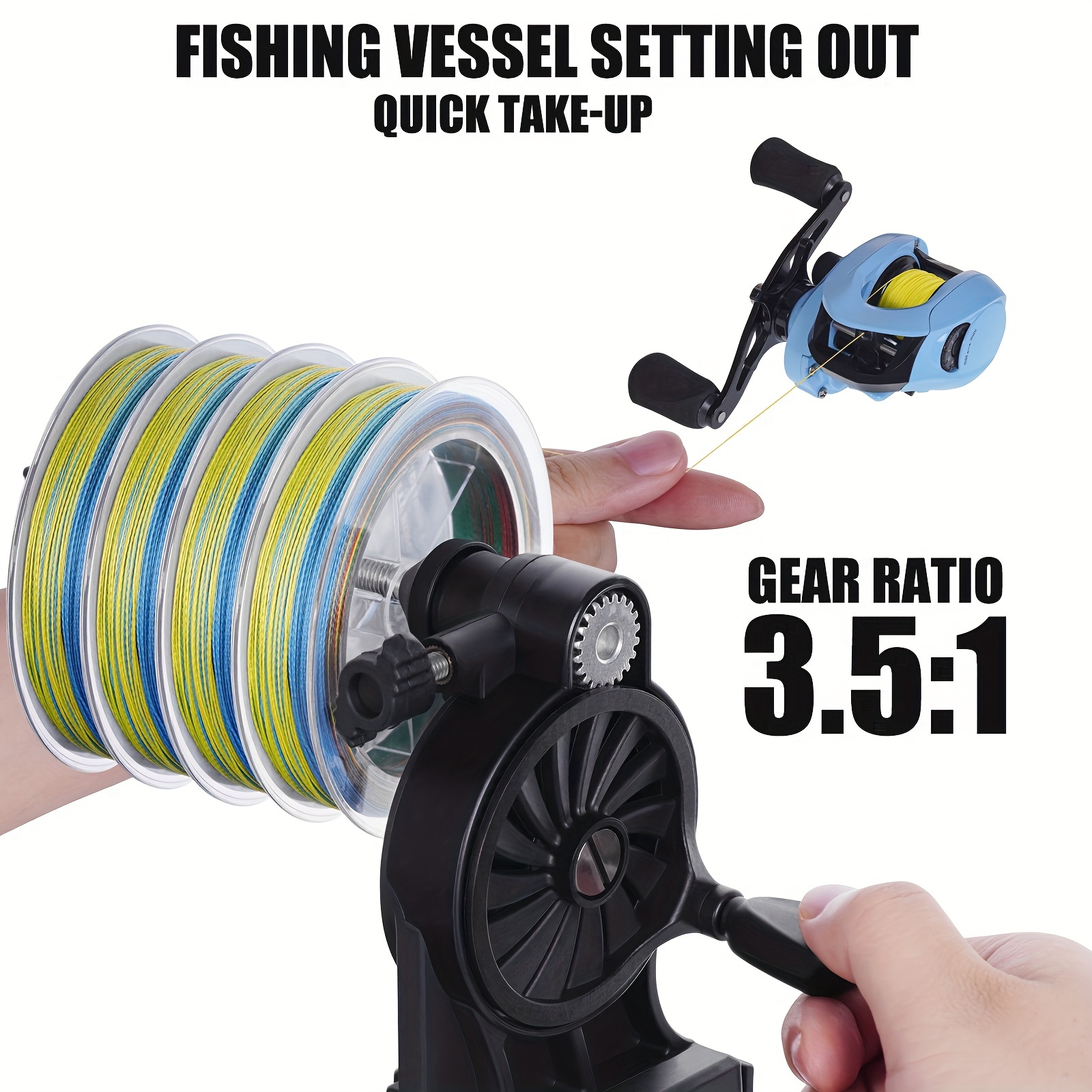 Fishing Line Winder Fishing Line Spooler Adjustable Portable