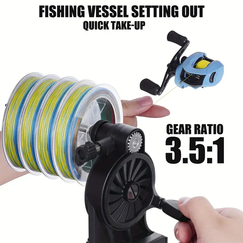 Fishing Line Winder Fishing Line Spooler Adjustable Portable - Temu