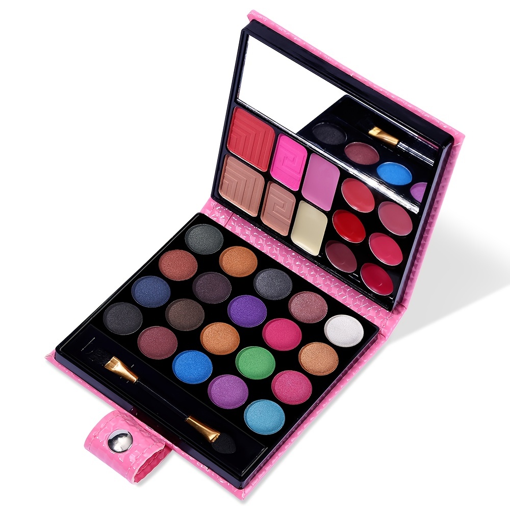 All In One Makeup Kit - 20 Eyeshadow 6 Lip Glosses 3 Blushers - Make Up Gift Set