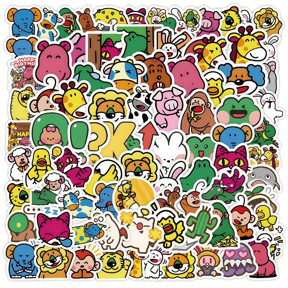 200 Pcs Anime Mixed Stickers,Vinyl Waterproof Stickers for  Laptop,Bumper,Skateboard,Water Bottles,Computer,Phone,Anime Sticker Pack  for