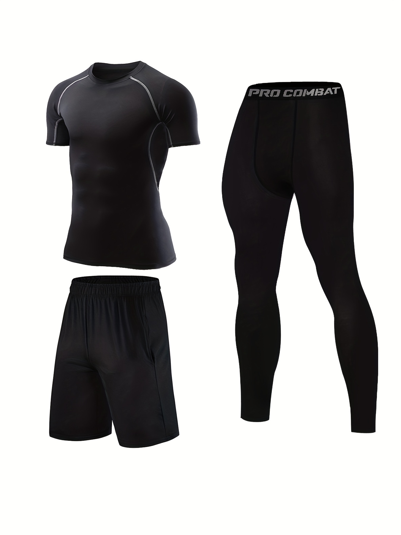 Men's Quick-drying Activewear Workout Suit Sports Wear Set for Men