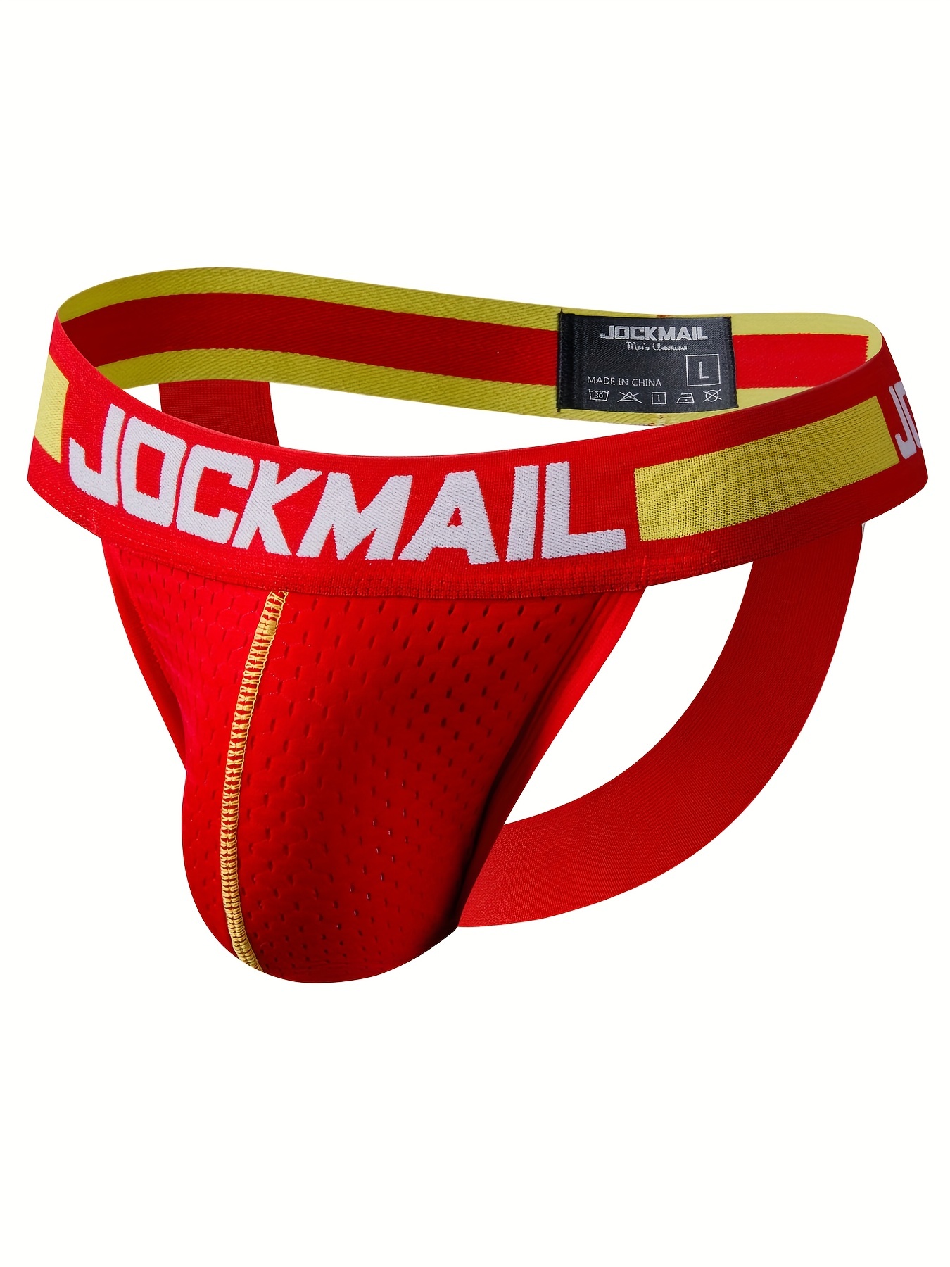 Mens Jockstrap Underwear Low Waist Mesh Breathable Athletic Supporter Jock  Straps Spandex Hollow Hot Male Underpants