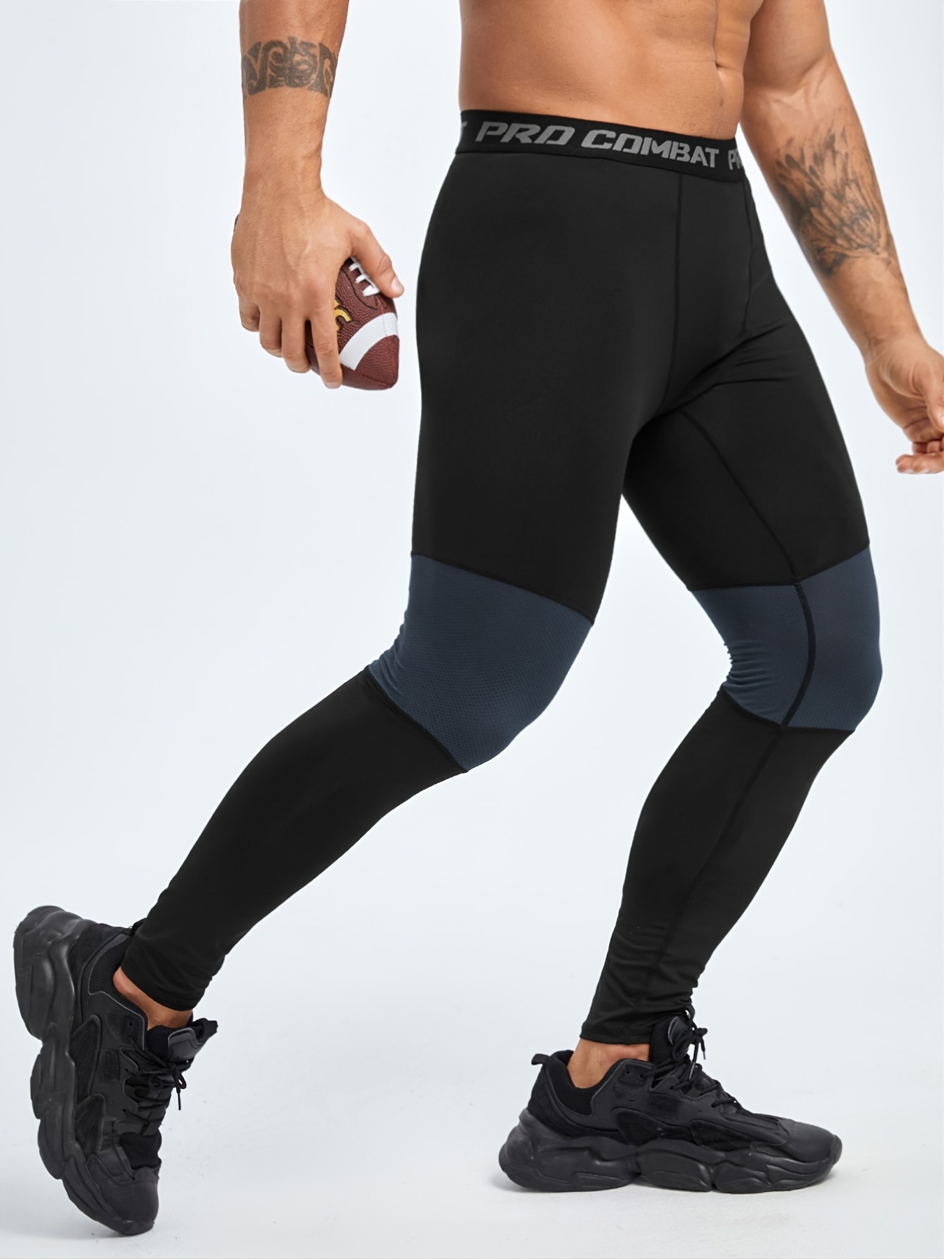 Men's Casual Quick Drying Compression Leggings Sports Pants - Temu Canada