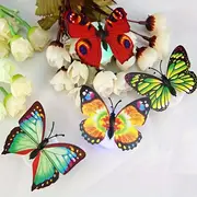 10 20pcs colorful glowing butterfly night light powered by battery stickable led decorative wall light butterfly style colors shipped randomly details 5