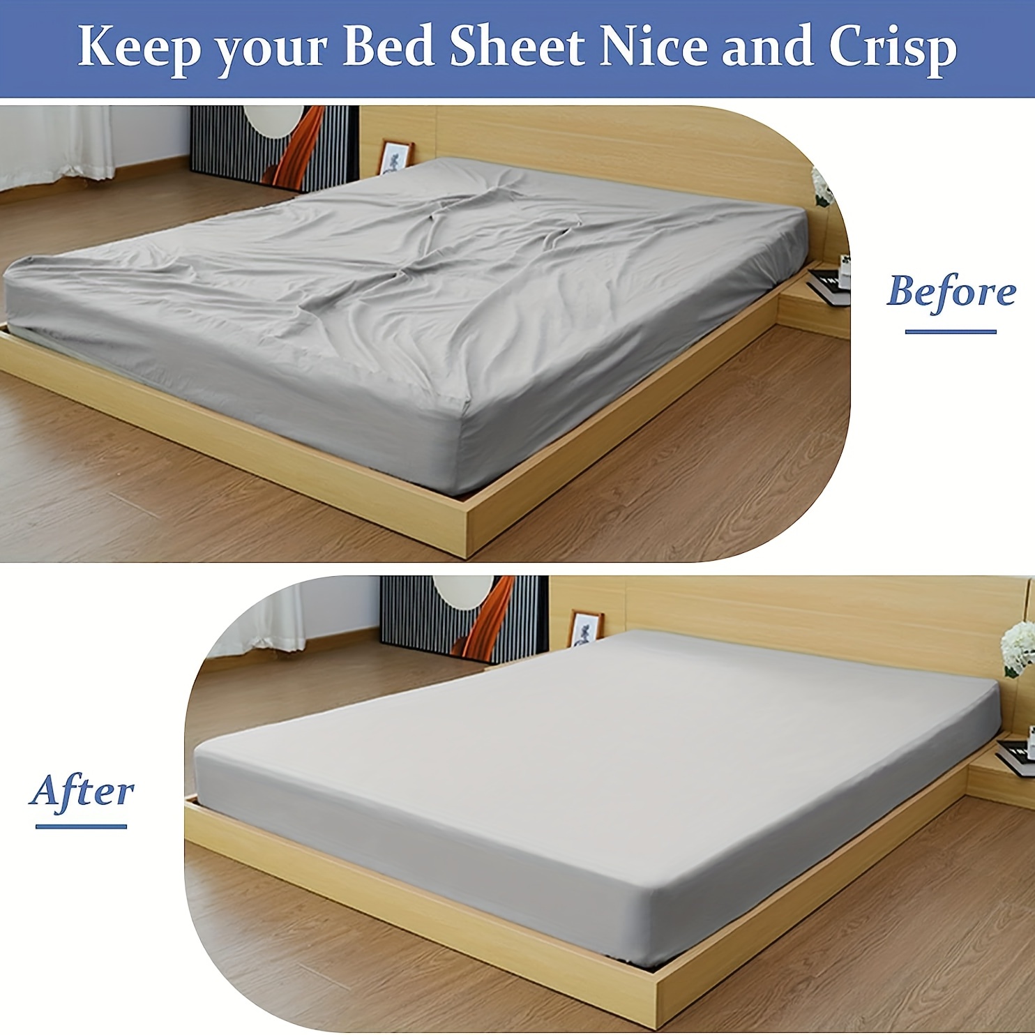 1/ 4 Pcs Bed Sheet Clips Straps Sheet Holder Mattress Clips