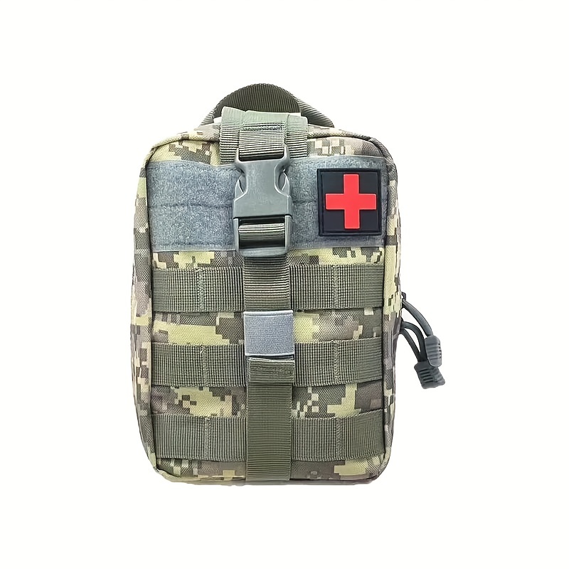 Survival Kit and First Aid Kit with 142 Pieces, Molle System Bag, Equipment  for Camping, Backpacking, Hiking Kit, Adventures and More