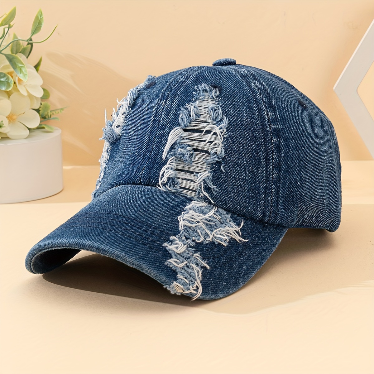 Men Women Distressed Cotton Trucker Baseball Ball Cap Hat Dad Vintage  Adjustable