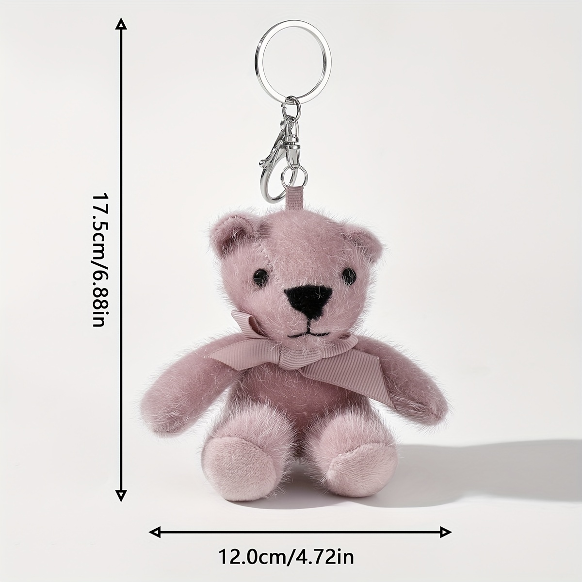 1pc Oso De Peluche Con Estampado De Leopardo Llavero Lindo Muñeco De  Peluche Colgante De Llavero Colgante De Bolsa Escolar - Joyería Y  Accesorios - Temu Mexico